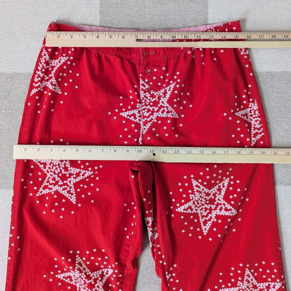 Victoria's Secret PINK y2k red star print pajama pants - Picture 4 of 6